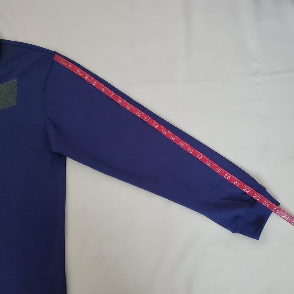 Page & Tuttle Men's Cool Swing Long Sleeve Golf Shirt Blue Size Medium - Picture 8 of 11